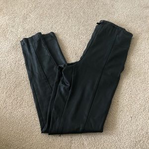 Topshop faux leather pants skinny